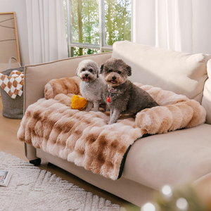 PETTIふわふわオーソペディック犬用ソファ毛布