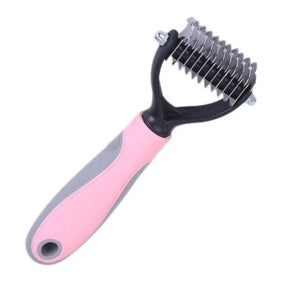 ペット用プレミアムヘアブラシ&マッサージブラシ