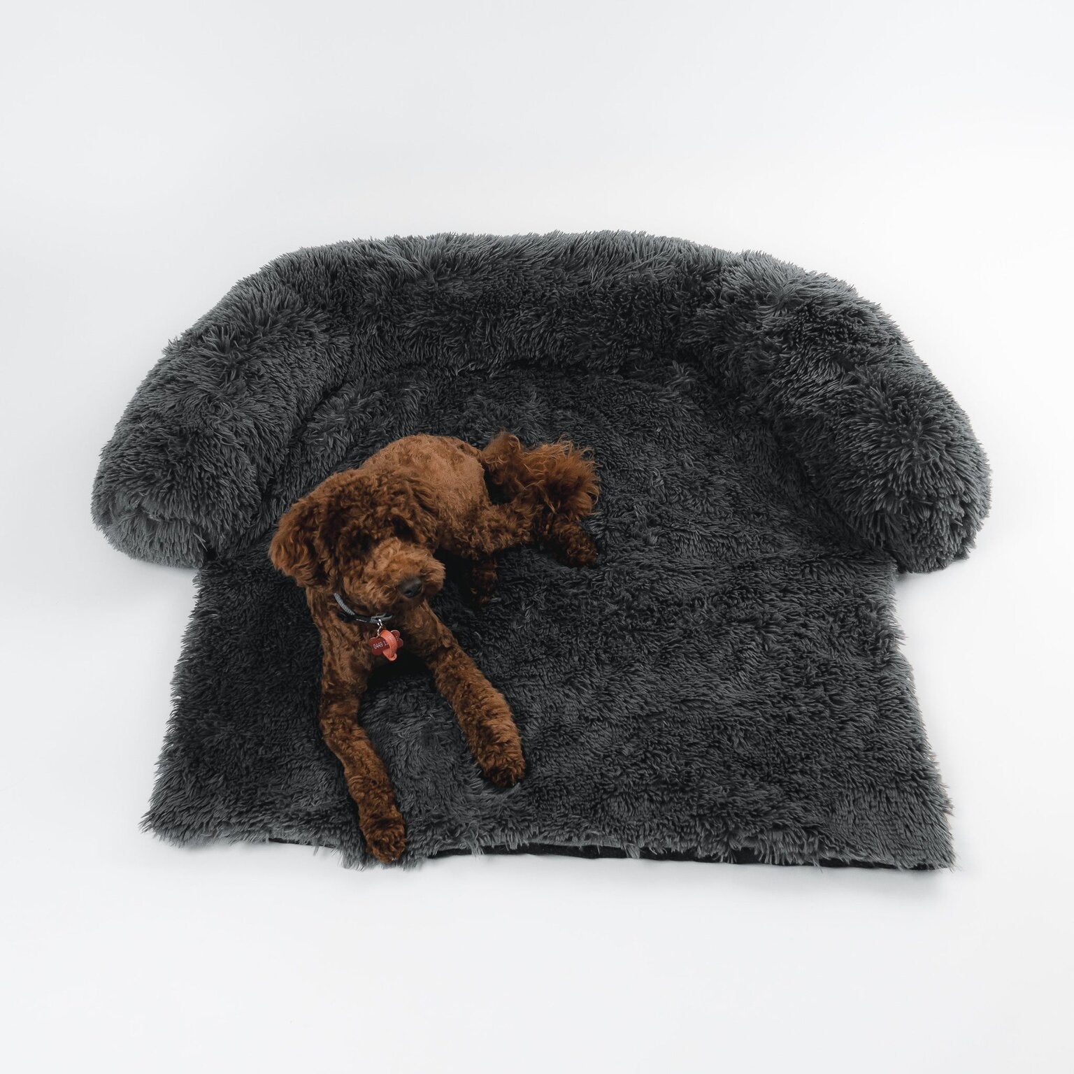 犬 ソファー ベッド 濃い灰色