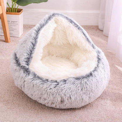 落ち着きのある猫用ベッド
