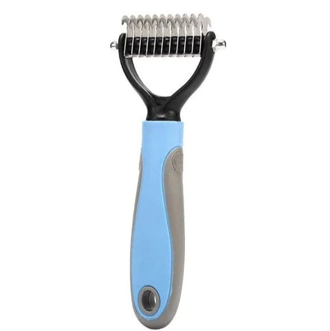ペット用プレミアムヘアブラシ＆マッサージブラシ