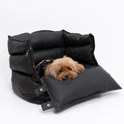 PETTI ヴィーガンレザー製犬用車載ボックス